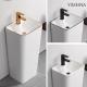 Sanitary Ware 9L Freestanding Basin Sink Modern White Gold Design