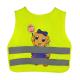 Childrens Reflective Vest Cycling Hi Vis Jackets Vest Cartoon Kids School Wear Breathable