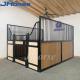 Professional Aesthetic Prefab Portable Horse Stall Fronts With Broad Door