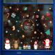 Father Christmas Snow Man Penguin Ticker Wall Decals Home Decoration For Window