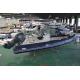 Deep - V Fiberglass Hull 600cm Rigid Bottom Inflatable Boats With Yamaha Motor
