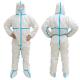 Microporous Laminated Type 4 Disposable Coveralls Waterproof For Oil Tank Cleaning
