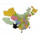 A3 A4 Kids Puzzle Games Magnetic Map EVA Puzzle Set Custom World Country