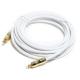 Toslink Digital Audio Optical Fiber Cable OD5.0 Knited Rope Plated Gold Shell 1.2M For Audiophile  Outdoor Speake