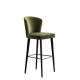 ISO14001 Fabric Covered Dining Chairs Rustproof High Stools For Kitchen Island