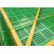 Perforated Metal Plate Climbing Perimeter Protective Safety Screens For Building Site