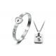 Tagor Jewellery Super Quality 316L Stainless Steel coulpe Bracelet Bangle TYGB047