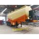 Q235A Weichai Heavy Duty Semi Trailers 3 Axles 60m3 Bulk Cement Truck 70 Ton