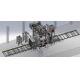 204kw Auto Roller Conveyor Blast Machine For Cleaning Sheets / Profiles / Angles