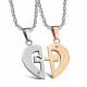 New Fashion Tagor Jewelry 316L Stainless Steel couple Pendant Necklace TYGN189