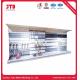 2.1m 0.9m Hardware Store Display Racks 100kgs Powder Coated Wire Shelving