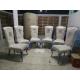 Hot selling Wedding Party Golden Hight Back Dining Chair with Stainless Steel