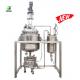 Jacketed Crystallization Reactor Glass & Stainless Steel Reactor PLC Or PID Control
