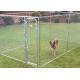Stackable Folded Galvanized Steel Chain Link Storage Cage For Dog Run