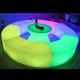 Color Changing LED Glow Furniture , Rechargeable LED Lounge Chair OEM