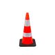 75cm Injection Molded PVC Traffic Safety Cone with Black Base