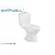 Dual Flush Sanitary Ware Ceramic Toilet White Bathroom Washdown With Slow Close Seat Cover