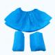 Blue Non Woven Boot Covers , Cleanroom Overshoes Special Dustproof