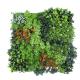 PE Plastic Artificial Plant Synthetic Wall Ornaments 50*50Cm Grass Flower Hedge