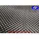 Plain Woven 3K Carbon Fiber Fabric / Black Kevlar Carbon Fiber For Decoration