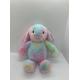 Tie-Dye Bunny Rabbit Cute Plush Toys Recording and Repeating Talking Back Enjoy with Other