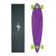 Longboard china supplier 40inch Cambered Pintail Longboard With 7inch UB Truck Green Wheels