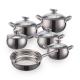 Custom Pots And Pans Pots Set Kitchen 12pcs Cooking Pots 3 Layer Bottom Ollas Stainless Steel Cookware Set