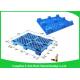 Stackable Black Plastic Skids Pallets , Lightweight Plastic Pallets 100% Recycled Material