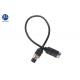 Waterproof Rear View Camera Cable With GX16 5 Pin Aviation Plug Male To Female