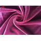 Super Soft Polyester Spandex Velvet Fabric , Elastic Korean Fabric Eco - Friendly