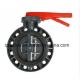 Plastic Dn150 PVC Butterfly Valve with Low Pressure Pn 1.6mpa Standard DIN ANSI JIS