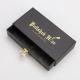 Custom Gold Logo Cosmetic Packaging Box Matte Black Box Packaging For Press On Nails