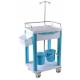 750MM 92CM High Quality Hospital Surgical Nursing Doctor Medical Crash Cart Drug Clinic 2 layer Hospital