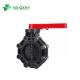 2-1/2 Inch UPVC/PVC Handle Type Butterfly Valve for Water Supply Water Flow Management