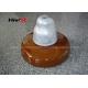 Ceramic Disc Type Insulator , Porcelain Products Insulators Anti Fog