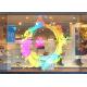 Shopping Mall Advertising G3.9-P7.81 Mesh Ultra-Thin Transparent LED Display