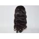 Unprocessed Brazilian Human Lace Front Wigs , Human Hair Lace Front Braided Wigs