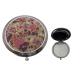 Metal round two side makeup mirror -good quality