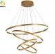 Dimmable Led Contemporary Ceiling Pendant Light 4 Rings
