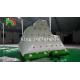 4m x 3m Green / White Inflatable Water Toy / Mini PVC Iceberg For Water Park