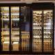 SS Metal Wine Cabinet Customized Size Modern Wine Cabinet With Doors