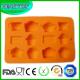 DIY Multiple Patterns Shaped Silicone Cake Soap Chocolate Jelly Mold with 8 Holes