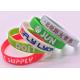 Hand Strap Luminous Silicone bracelet Recessed wrist Rubber strap custom OEM logo words color size wrist