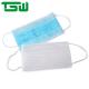 Nonwoven 3 Ply Soft Skin Disposable PP Face Mask Blue And White