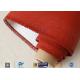 Electrical Insulation Red Silicone Coated Fiberglass Fabric Cloth 530 gsm