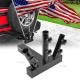 Security Design Triple Flag Pole Holder Hitch Universal For Jeep SUV RV Pickup