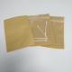 Brown Kraft Tea Bags Packaging Flat k Mylar 12*17.5cm Customed Printing