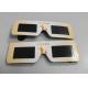 Eco-friendly solar eclipse eyewear glasses for watching eclipse