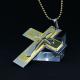 Fashion Top Trendy Stainless Steel Cross Necklace Pendant LPC471
