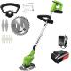 24v Adjustable Head Electrical Cordless Grass Trimmer With Li Lon Battery